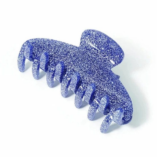 Blue Glitter Claw Clip