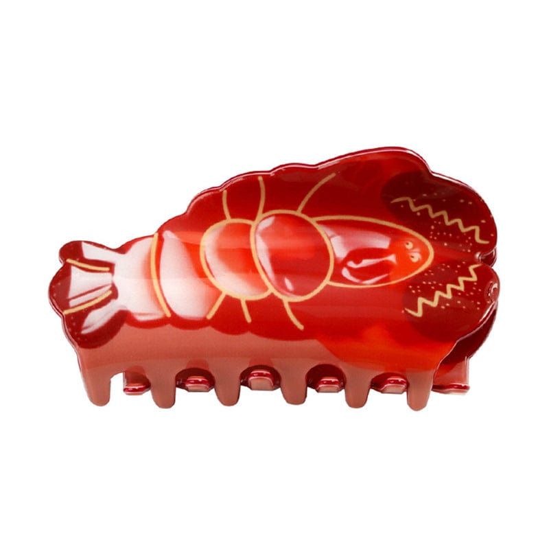 Medium Red Lobster Hair Claw