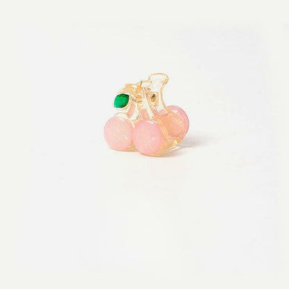 Mini Cherry Hair Claw Clip-pink丨Lemonschunks