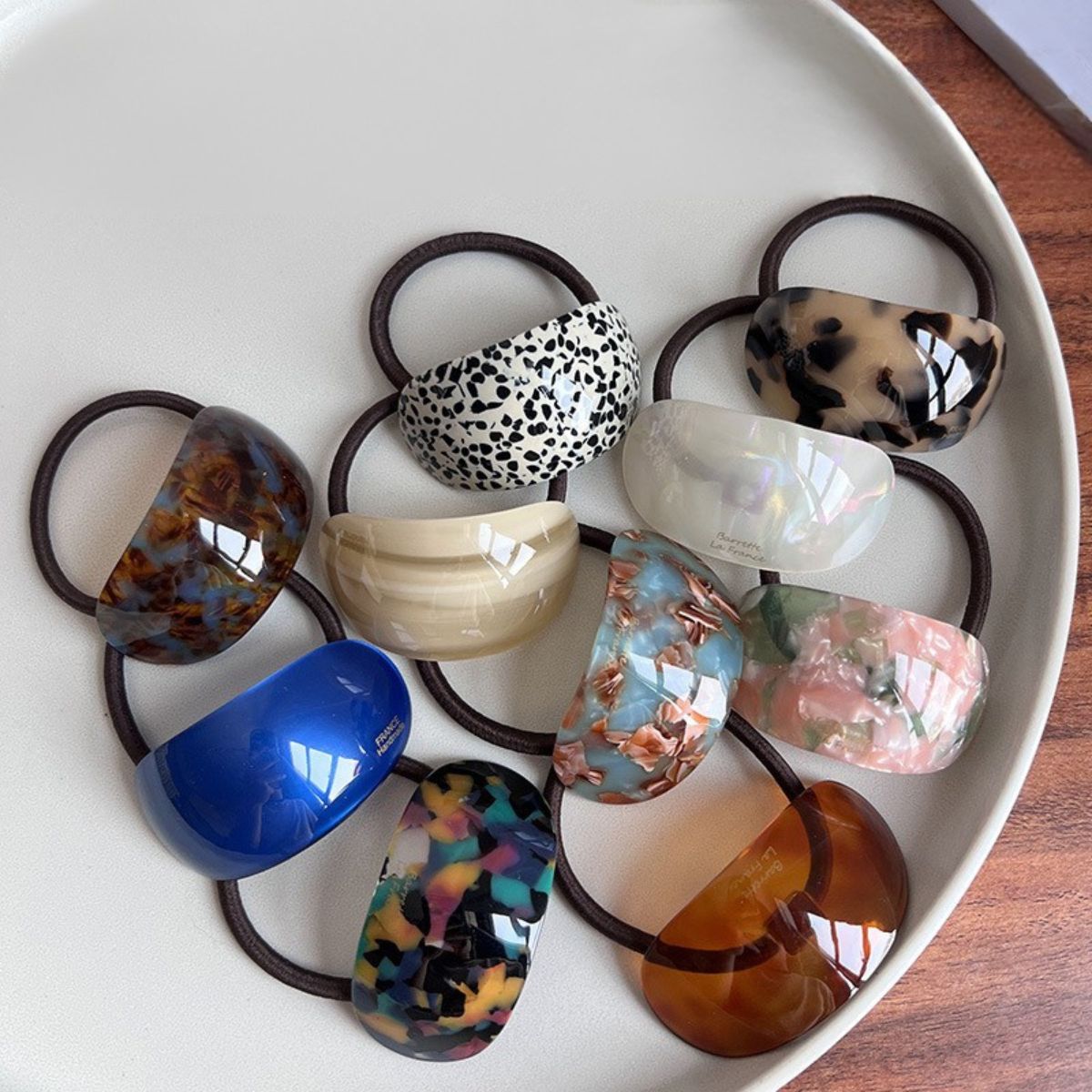Oval French Hair Tie