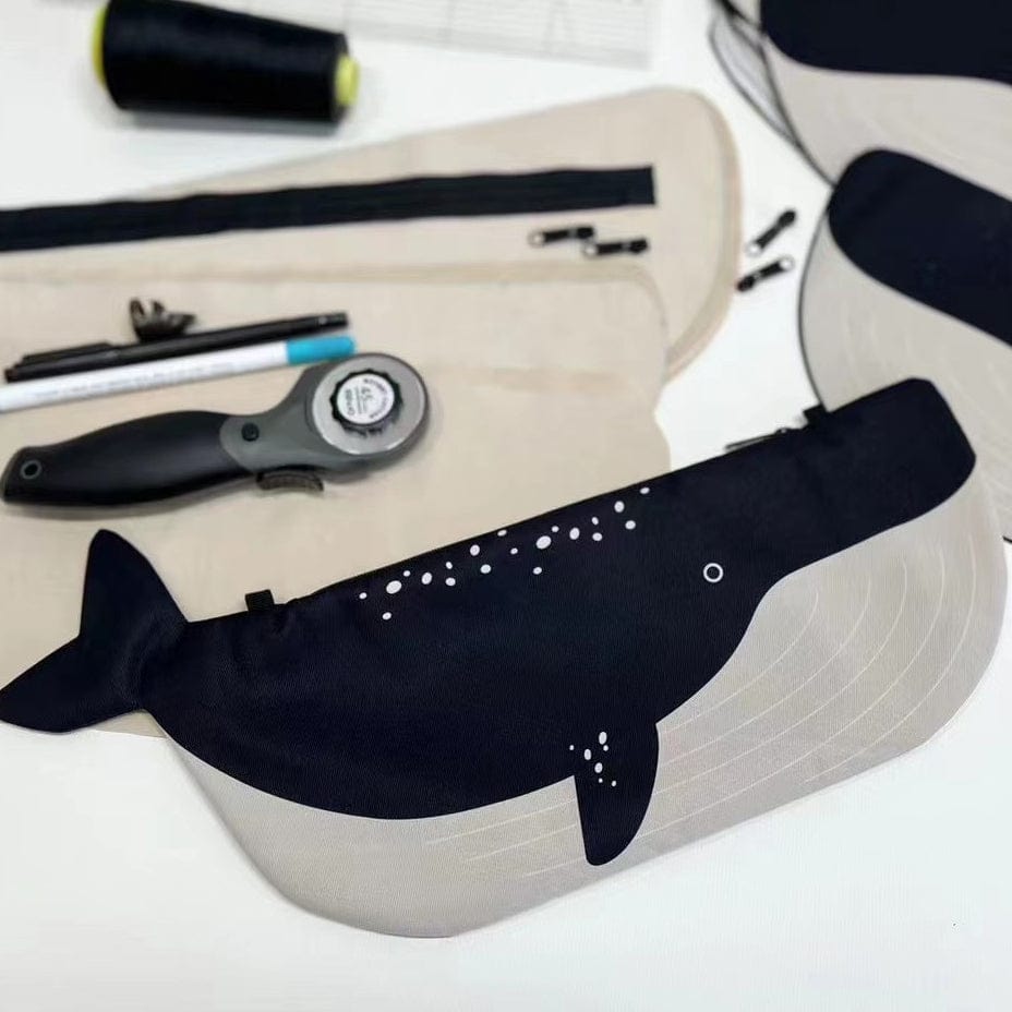 Round-Headed Whale Tote Bag | Lemonschunks & PIPIZU