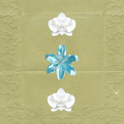 3D Printed Lily Orchid Shirt Button Clip