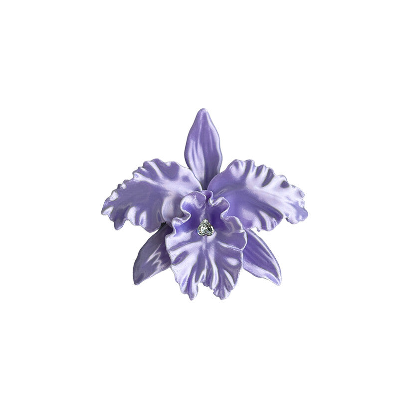 3D Printed Lily Orchid Shirt Button Clip