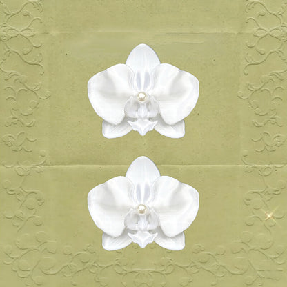 3D Printed Lily Orchid Shirt Button Clip