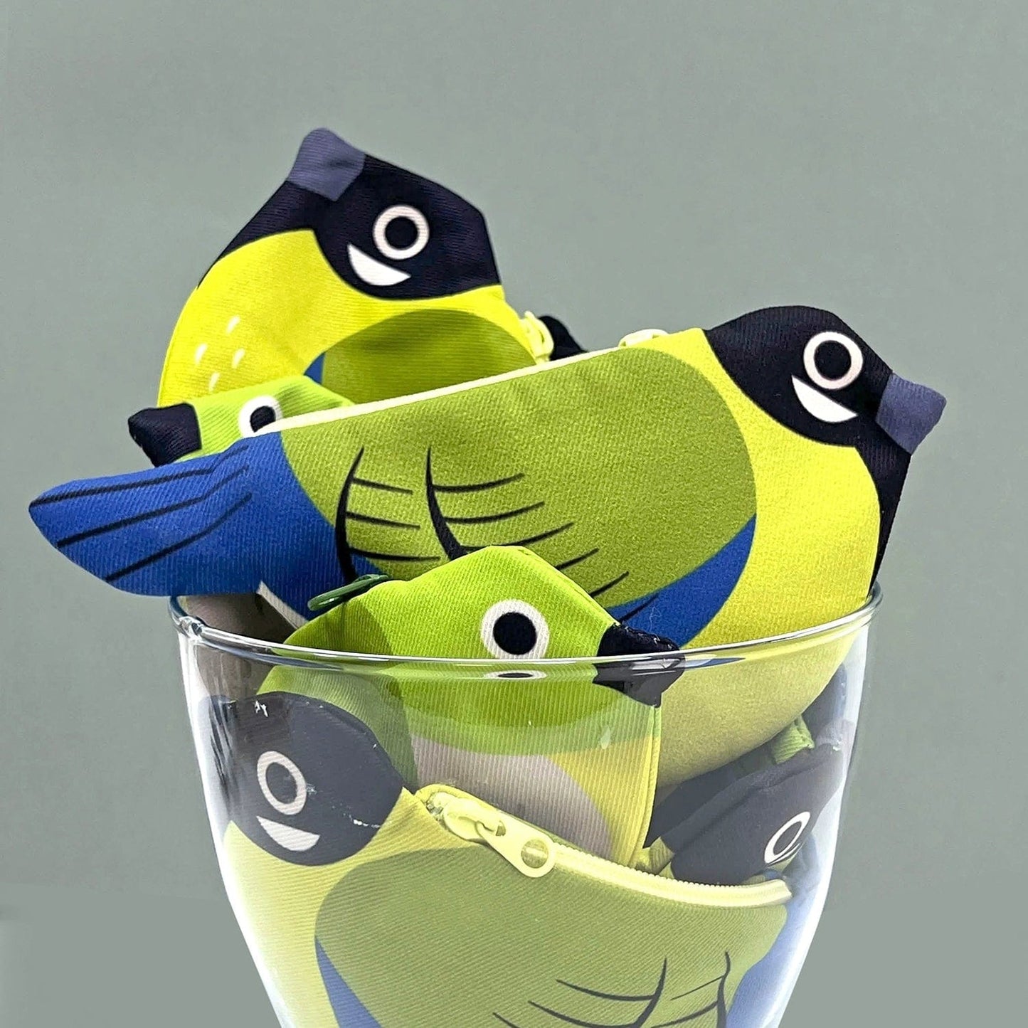 Chickadee Zipper Coin Purse | Lemonschunks&PIPIZU