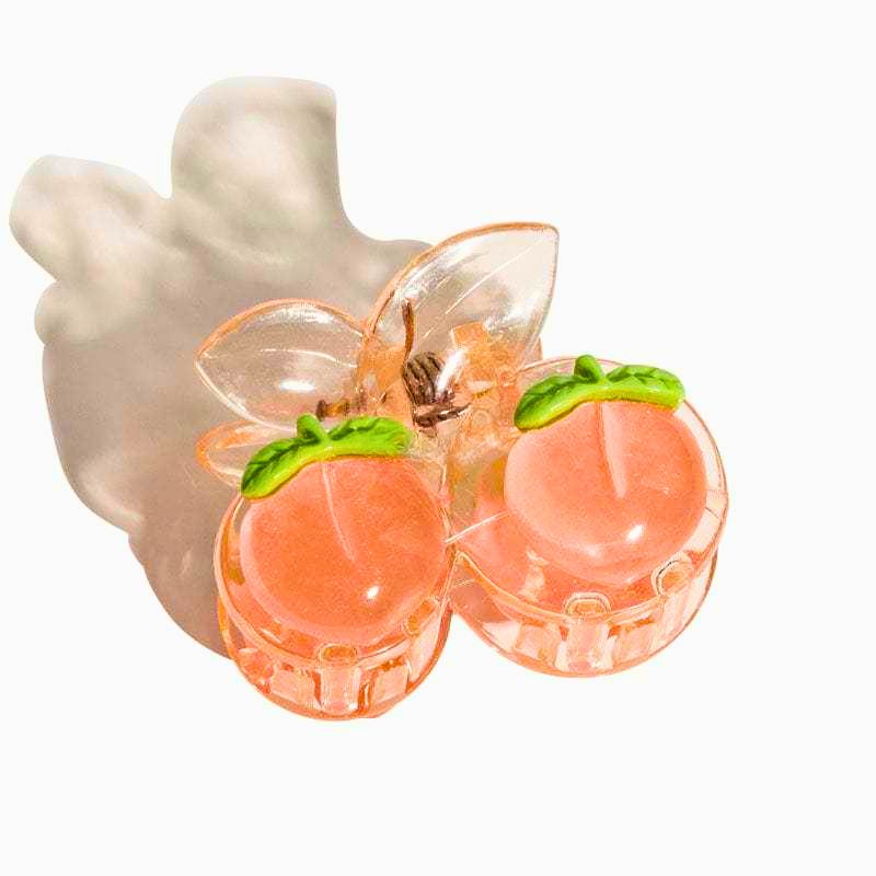 Mini Yummy Peach Hair Claw
