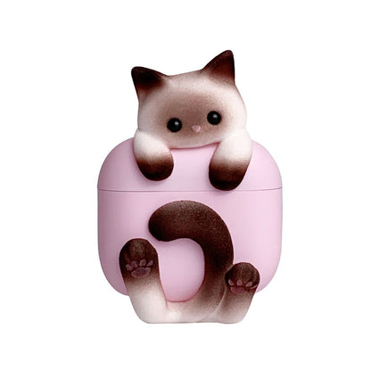 Huggy Kitty AirPods Case – Ragdoll, Siamese & Calico Cat Protective Cover