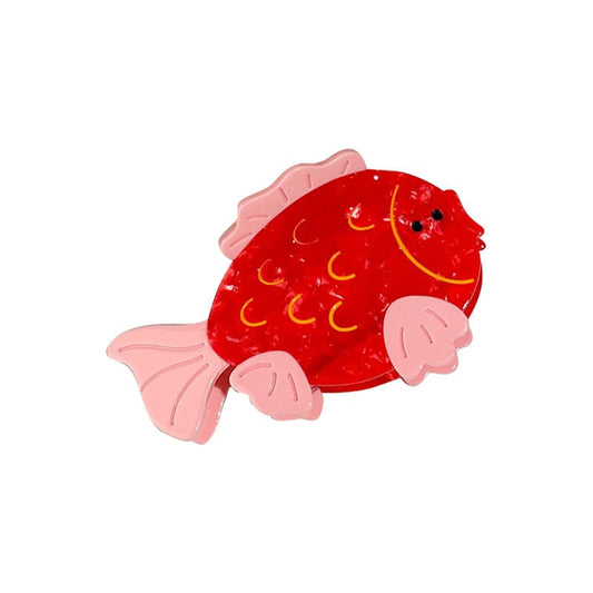 Medium Red kissing fish Hair Claw丨Lemonschunks