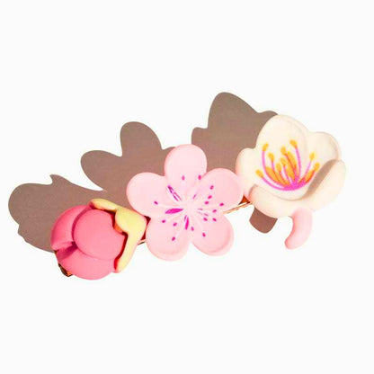 Handmade Peach Fairy Hair Clip