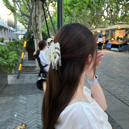 Green Flowing Star Conch Hair Claw Clip丨Lemonschunks