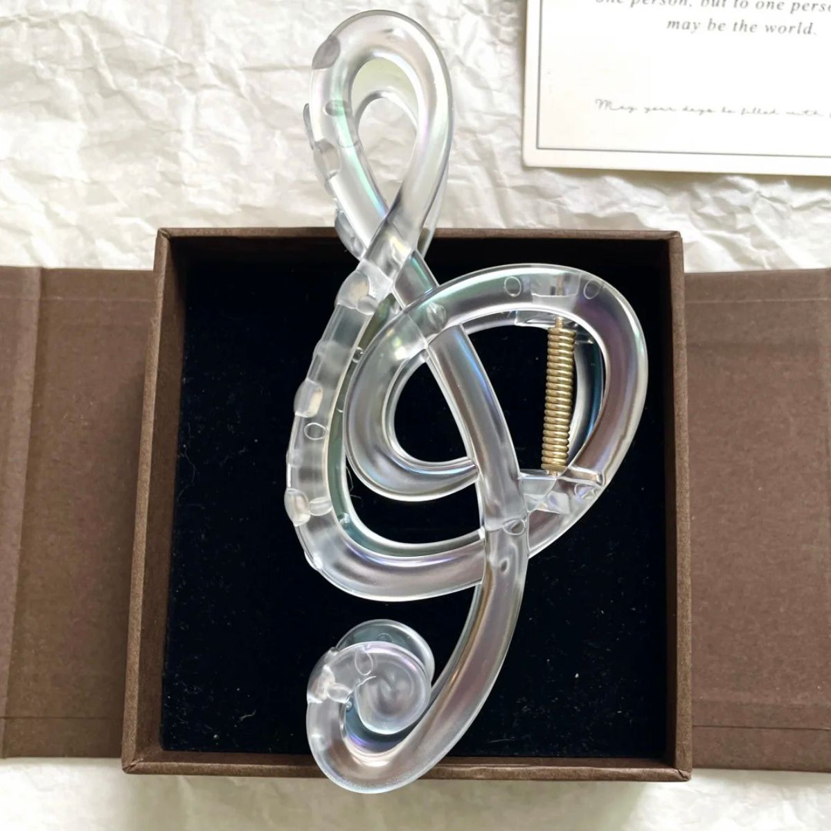 Jumbo Treble Clef Hair Claw