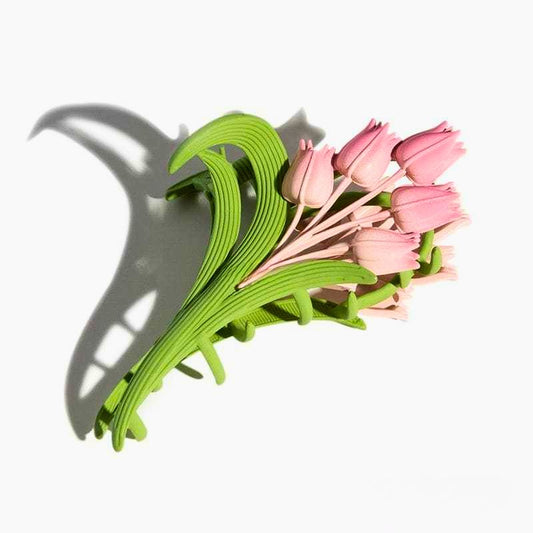 Five Tulips Lady Hair Claw