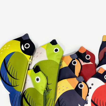 White-eye Zipper Coin Purse