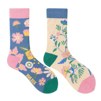 Birdsong and Flowers Socks