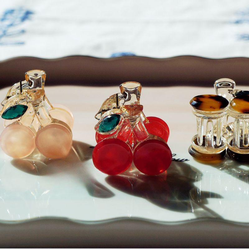 Mini Cherry Hair Claw Clip丨Lemonschunks