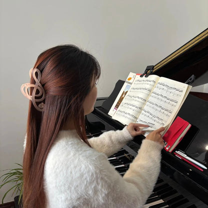 Jumbo Treble Clef Hair Claw