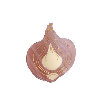 Small Light Pink Onion Hair Claw