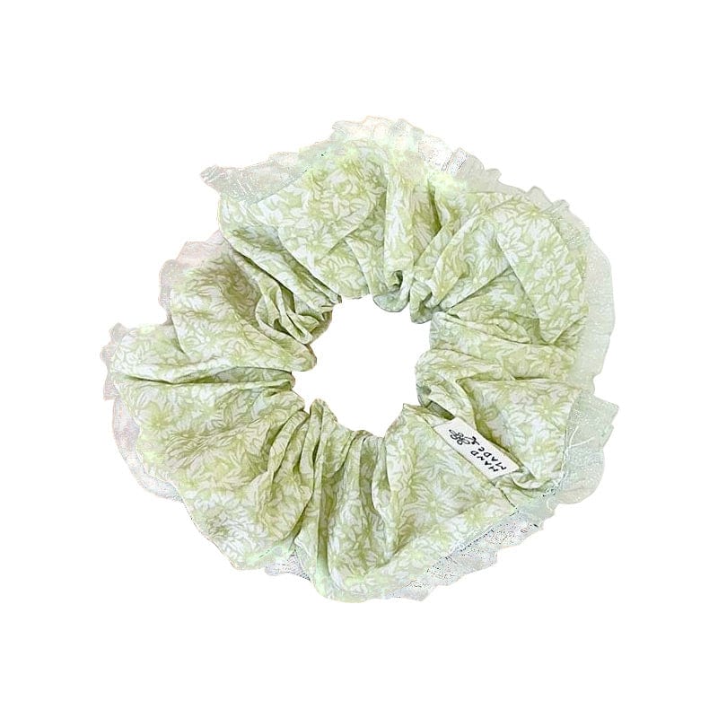 Green round hair band