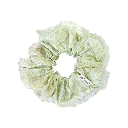 Green round hair band