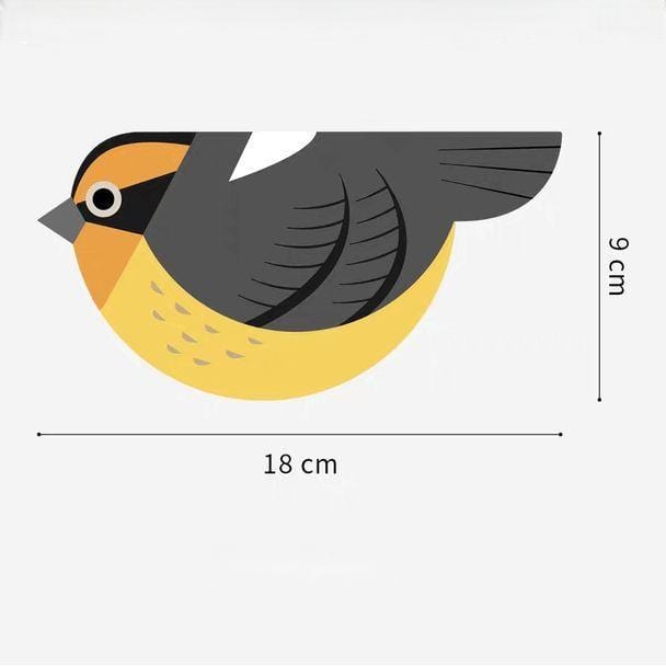 Shrike (Blue & Yellow) Zipper Coin Purse