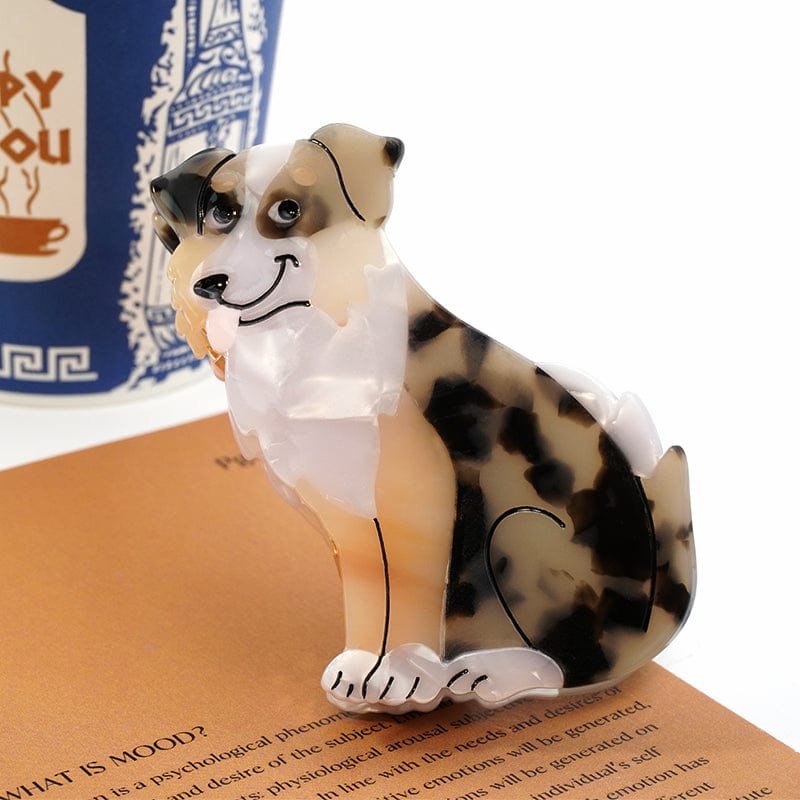 Australian Shepherd Dog Lab Hair Claw丨Lemonschunks