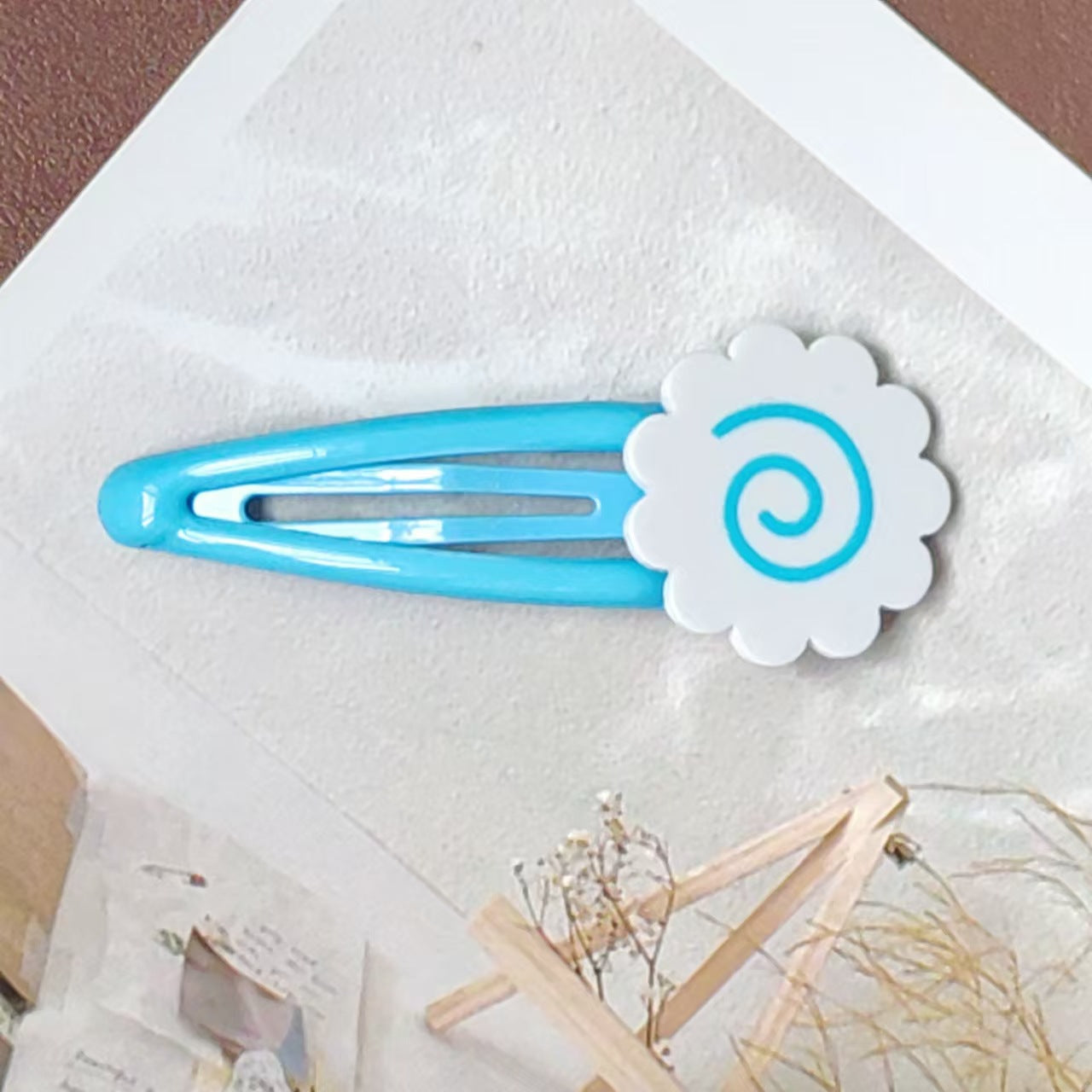 Narutomaki Side Hair Clips (2-Pack)