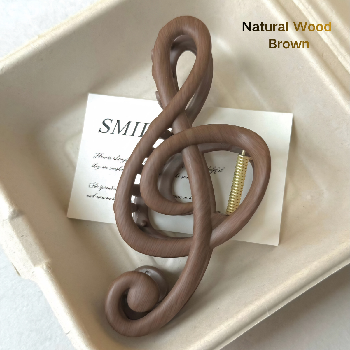 Jumbo Treble Clef Hair Claw