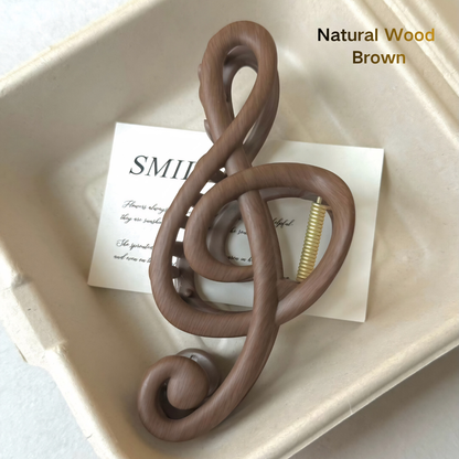 Jumbo Treble Clef Hair Claw