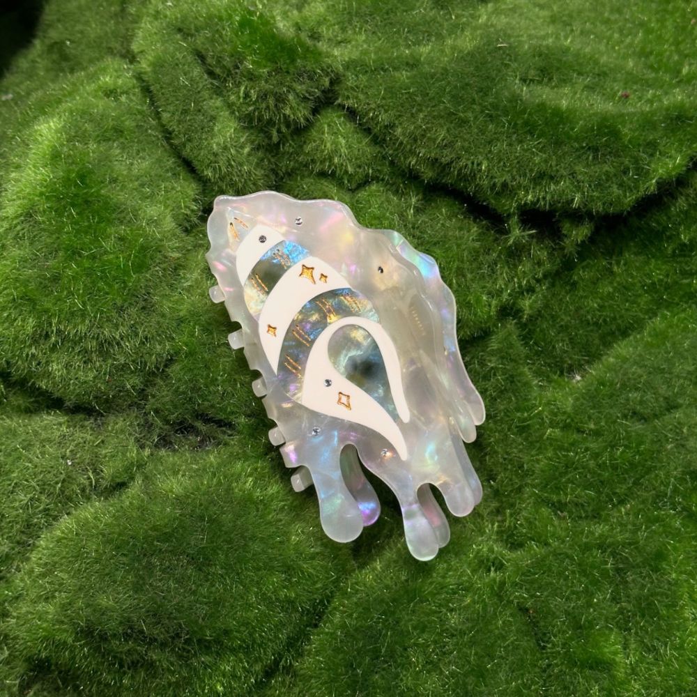Green Flowing Star Conch Hair Claw Clip丨Lemonschunks