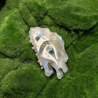 Green Flowing Star Conch Hair Claw Clip丨Lemonschunks