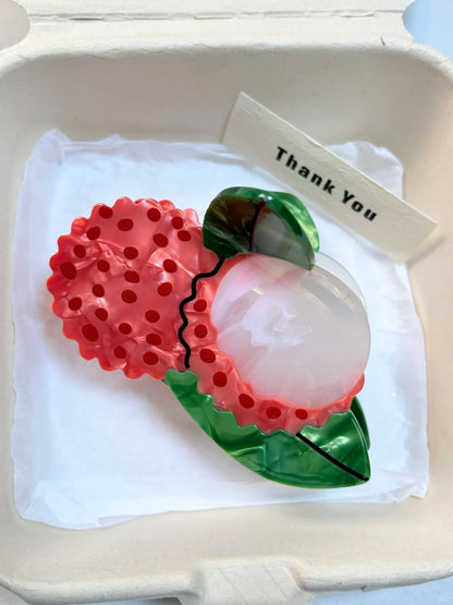Medium Lychee Hair Claw