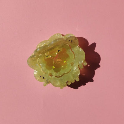 Light Green Four-Leaf Clover Hair Claw Clip丨Lemonschunks）