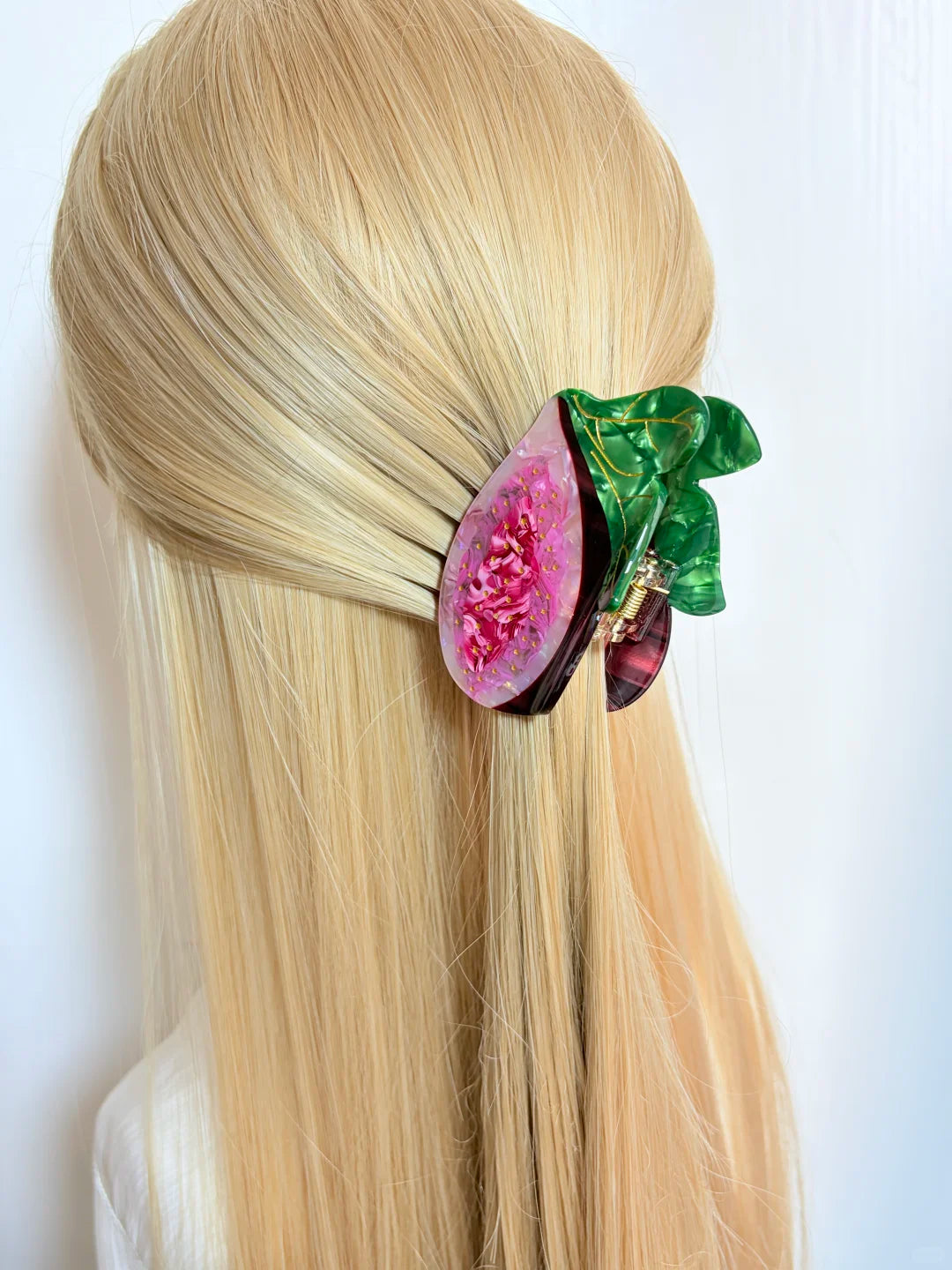 Large Fig Fruit Hair Claw