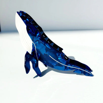 Pinces à cheveux géantes en forme de baleine bleue | NueShiny