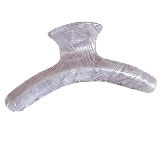 French Purple Hanger Texture Acetate  Elegant Gloss Hair Claw