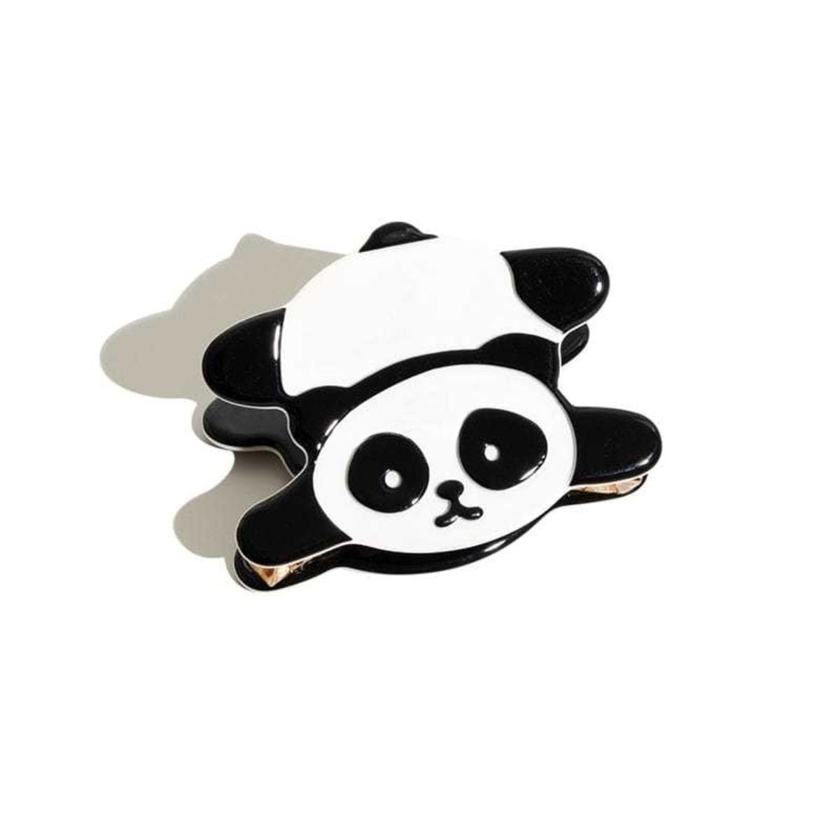 Panda Lying Down Cute Hair Claw