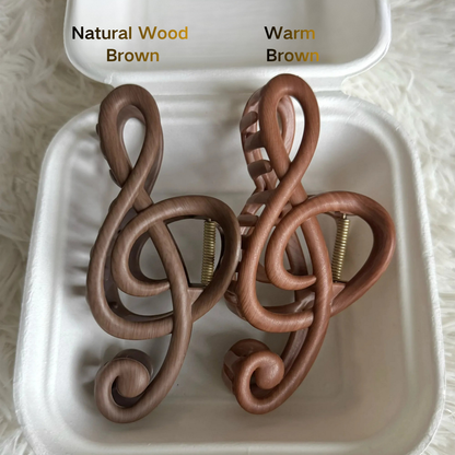 Jumbo Treble Clef Hair Claw