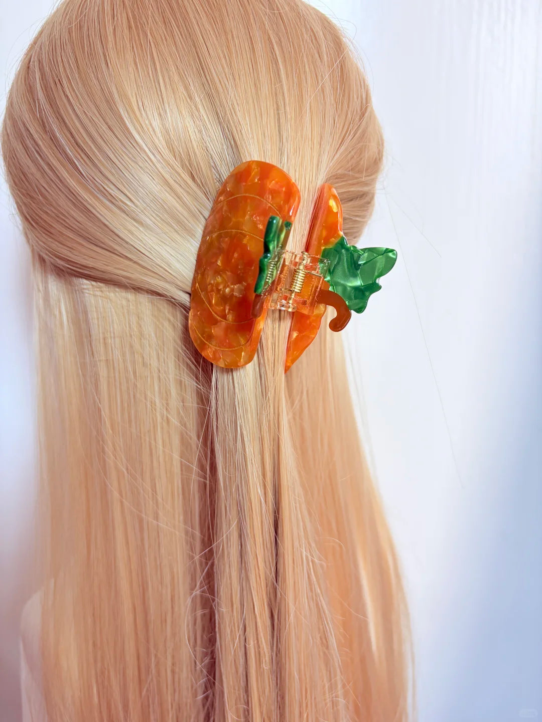Large Pumpkin Hair Claw