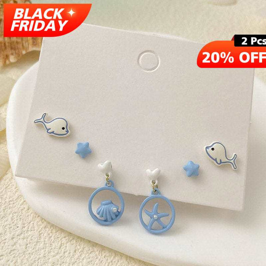 Ocean Earrings丨Lemonschunks