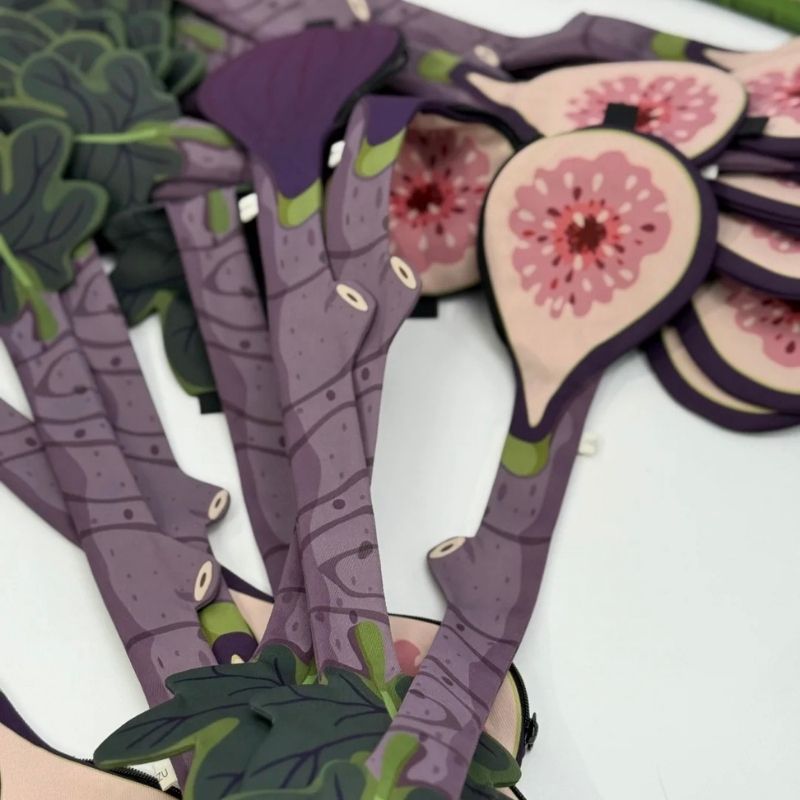 Botanical Series Wristlet + Card Case丨Lemonschunks