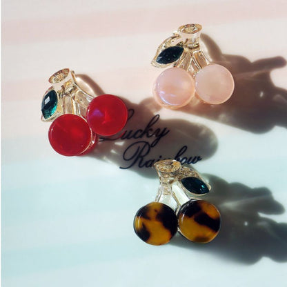 Mini Cherry Hair Claw Clip丨Lemonschunks