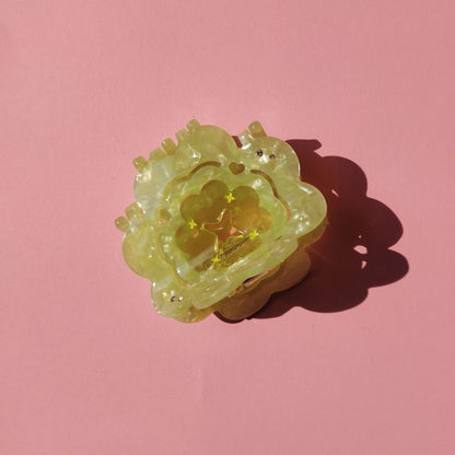 Light Green Four-Leaf Clover Hair Claw Clip丨Lemonschunks）