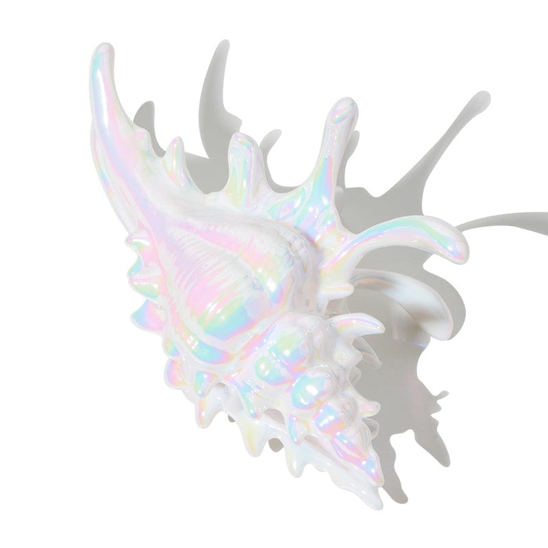 Mermaid Pearlescent White Conch Hair Claw