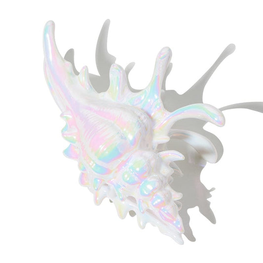 Mermaid Pearlescent White Conch Hair Claw