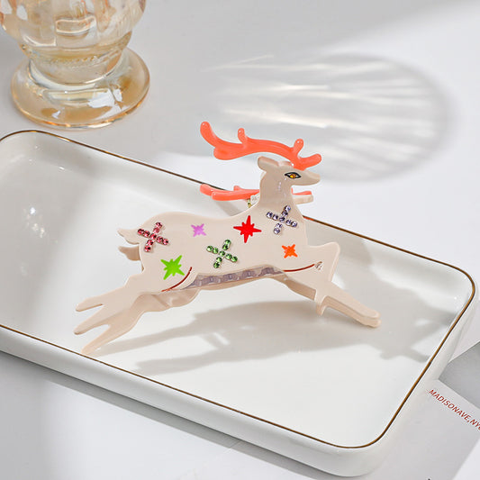 Beige Deer Hair Claw丨Lemonschunks