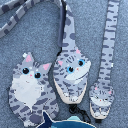 Cat Strap Card Holder