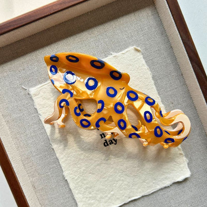 Blue-Ringed Octopus Hair Claw Clip | Lemonschunks