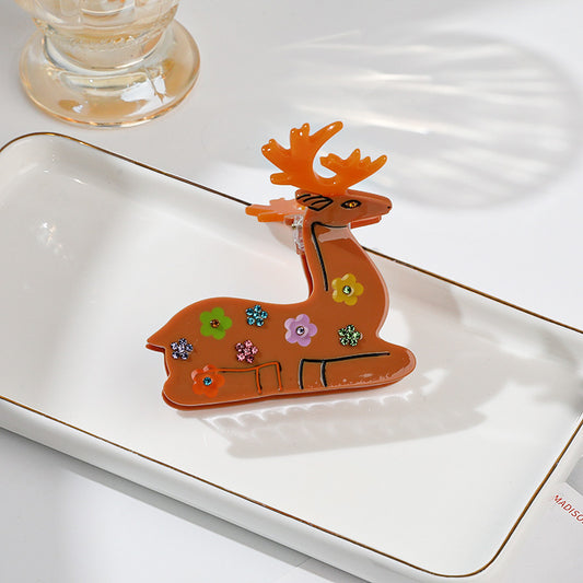 Brown Deer Hair Claw丨Lemonschunks