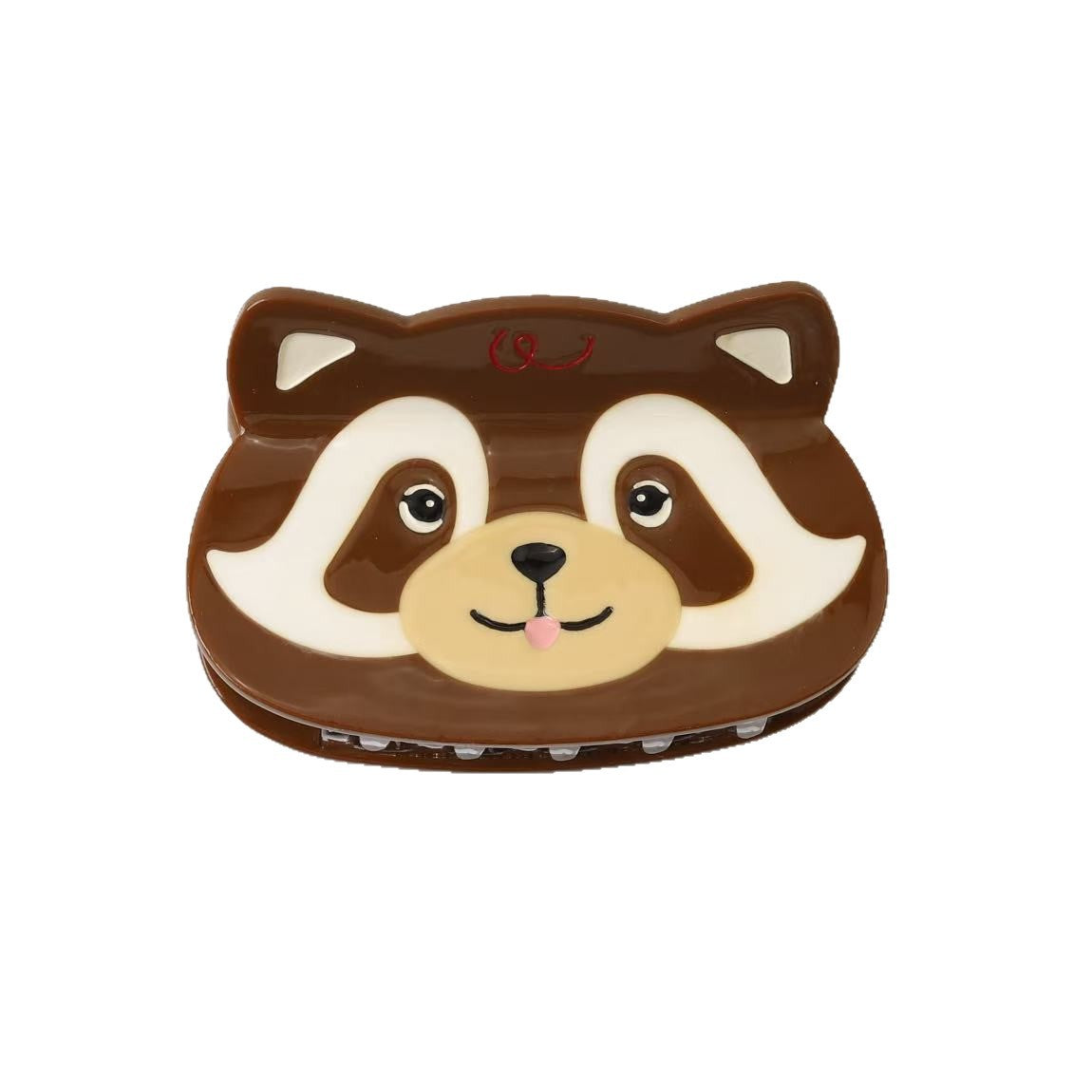 Medium Chocolate Brown Red Panda Hair Claw Clips