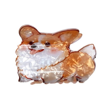 Medium Corgi Dog Hair Claw Clips